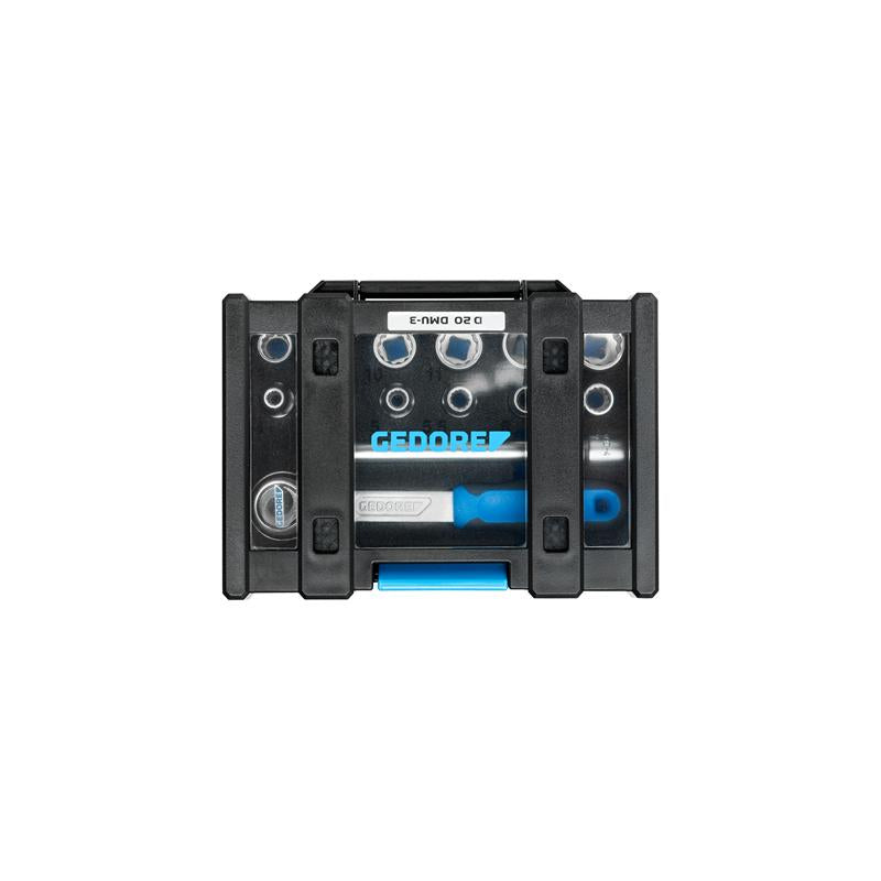 GEDORE Steckschlüssel-Satz 1/4 Zoll 13-teilig UD-Profil 4 bis 13 mm D 20 DMU-3