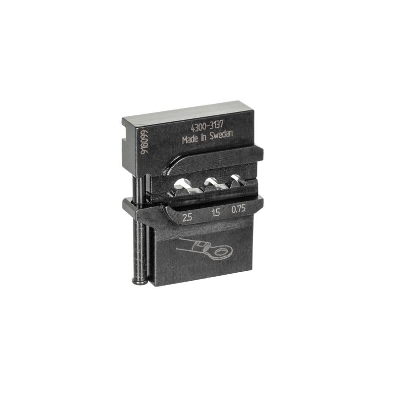 GEDORE Modul-Einsatz für unisolierte Kabelschuhe 0,75 mm² / 1,5 mm² / 2,5 mm² - 8140-04