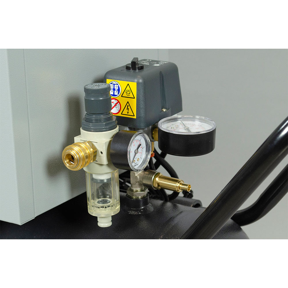 Aerotec Ölgeschmierter Kolbenkompressor 320-10-50 SUPERSIL (230 Volt / 65 dB)