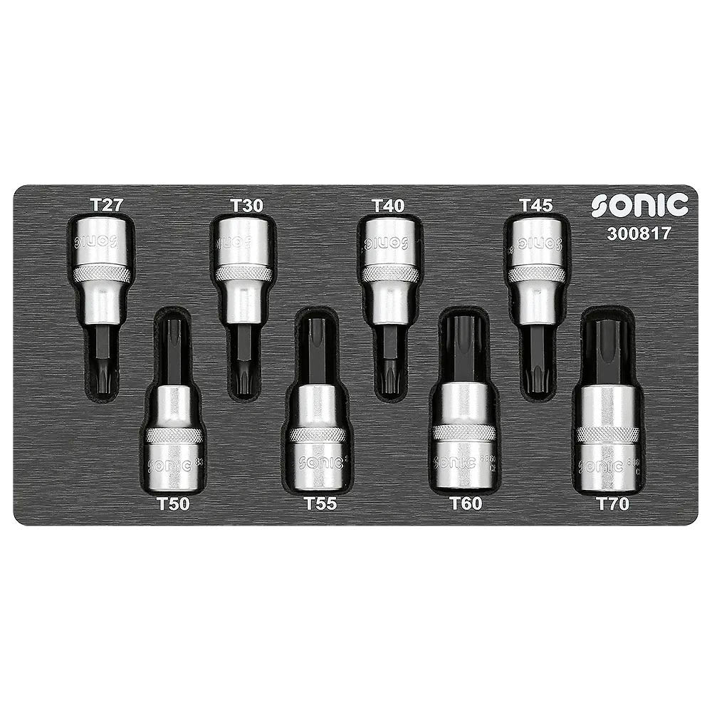 Sonic BMCS Blasformkoffer mit 1/2 TX Biteinsätze, 8-teilig