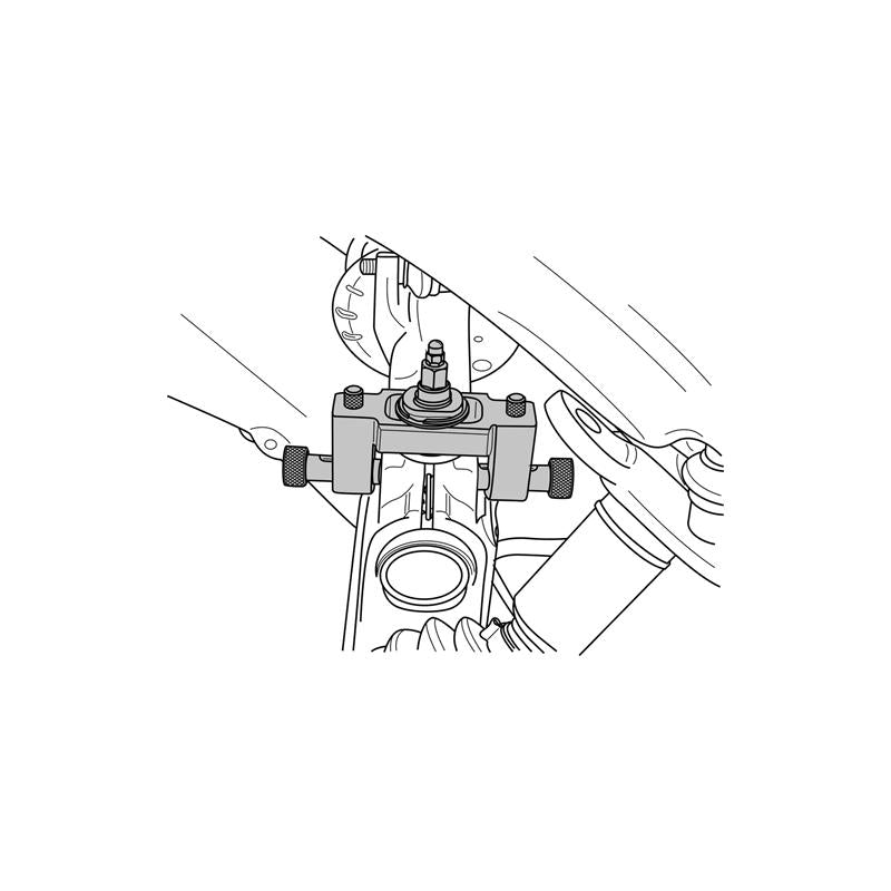 GEDORE Verstellbares Spreizwerkzeug mit Keil Nummer 1, 2, 4 und 5 - KL-0104-21 KB