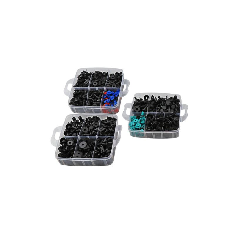 GEDORE Befestigungsclip-Set mit Demontagehebel, 676 Teile - R19002676