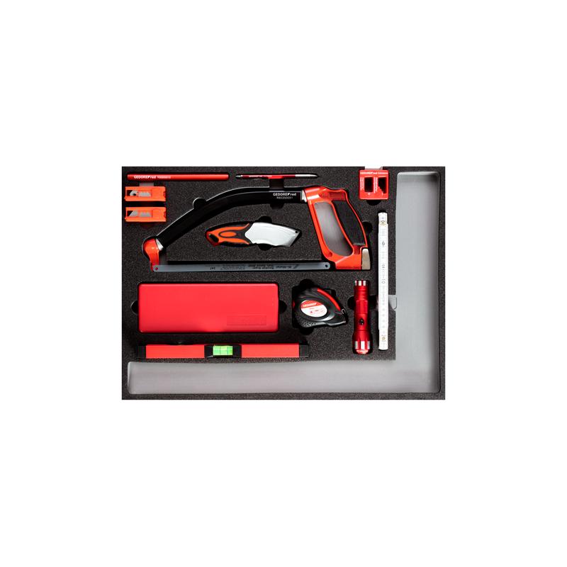 GEDORE Werkzeugsatz Messwerkzeuge + S chneiden 1/1 Check-Tool-Modul R22350004