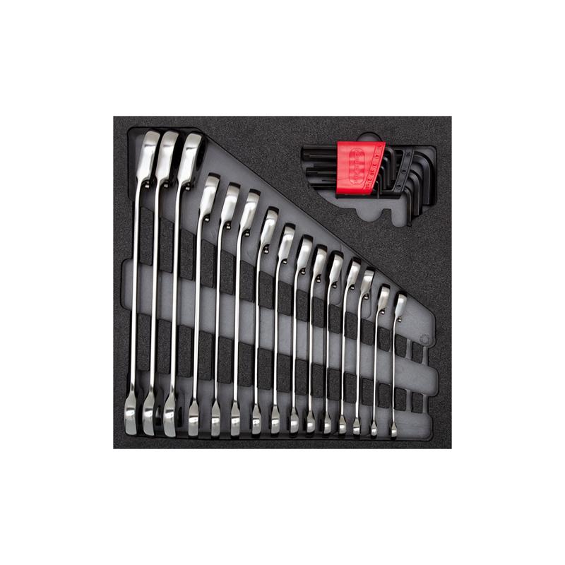 GEDORE Schraubenschlüsselsatz 4/6 Check-Tool-Modul 24-teilig R22250001