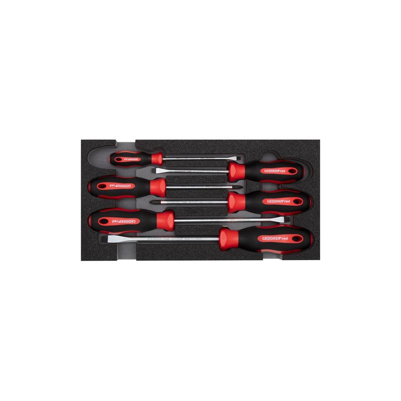GEDORE Schraubendrehersatz PH+SL 2/6 Check-Tool-Modul 6-teilig R22150013