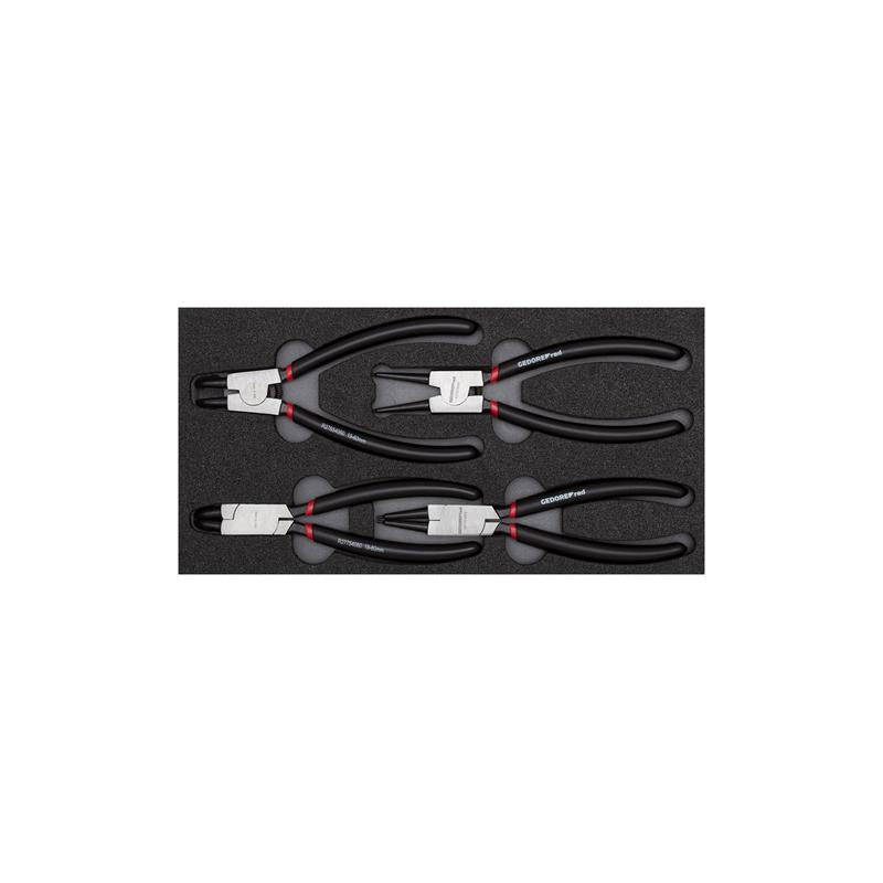 GEDORE Sicherungsringzangensatz 2/6 Check-Tool-Modul 4-teilig R22150017