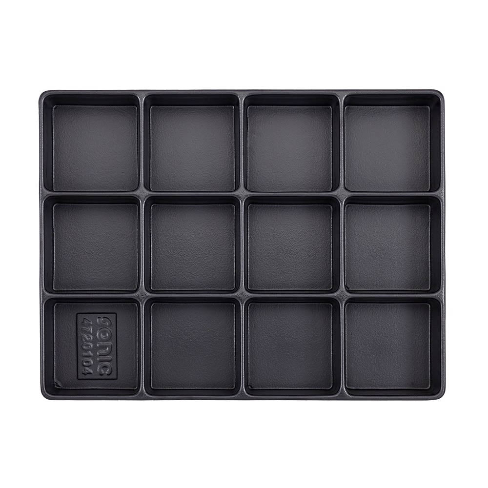 Sonic MSS Leere Hartschale zur Aufbewahrung 12 Fächer (290x370x48mm)