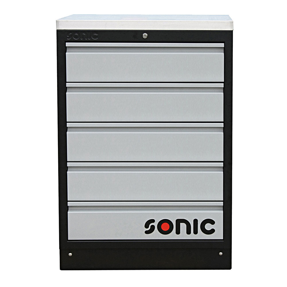 Sonic MSS 674mm Schrank mit Edelstahl-Arbeitsplatte