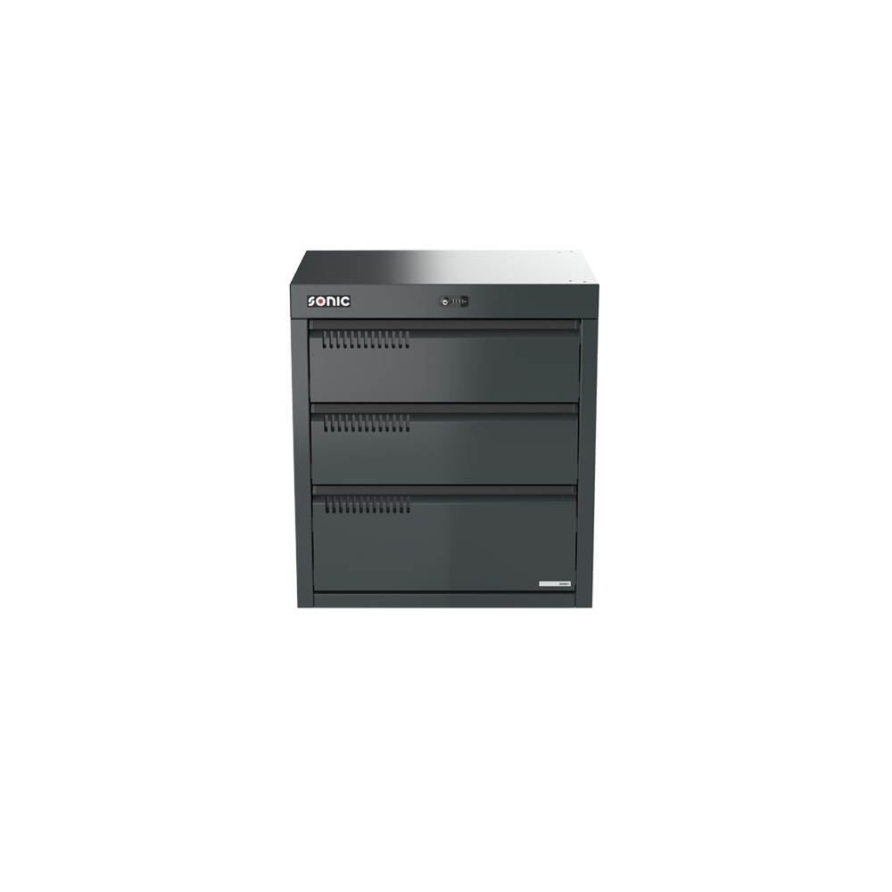Sonic MSS+ 890mm Schubladenschrank, 3 Schubladen