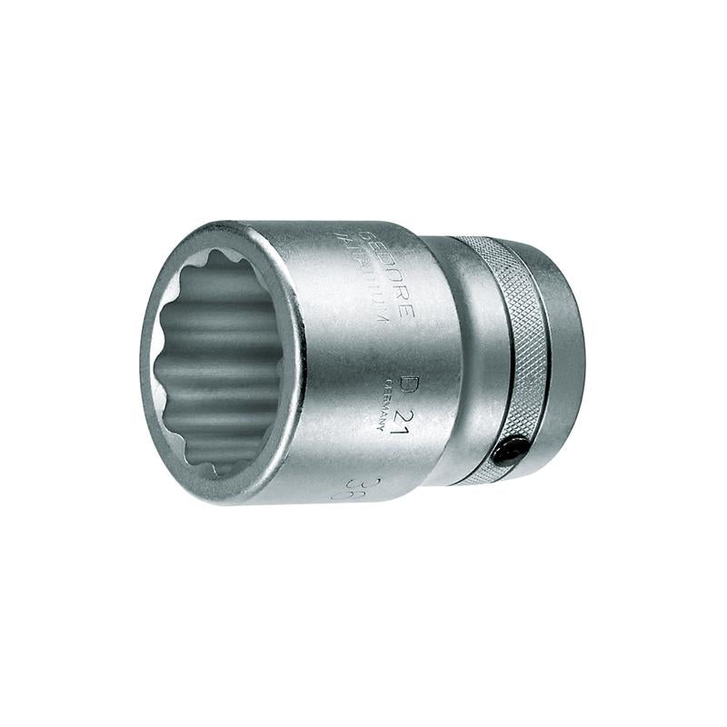 GEDORE Steckschlüsseleinsatz 1 Zoll 12-Kant 1 1/2 Zoll D 21 1 1/2 AF - 123456