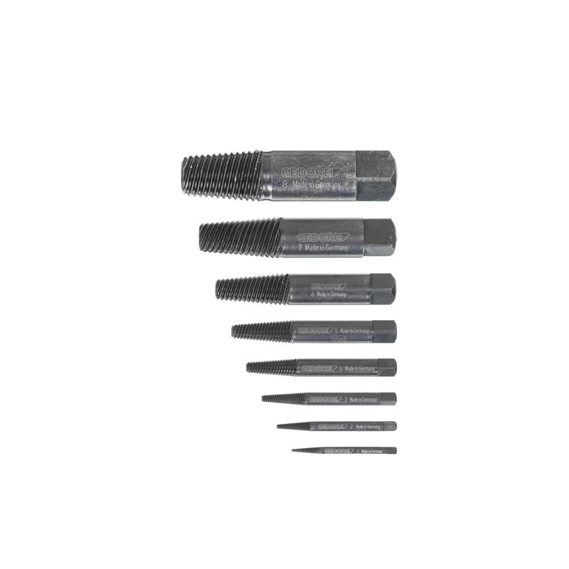 GEDORE Schraubenausdreher-Set 8-teilig für Gewindegrößen M3 bis M45 8551-88