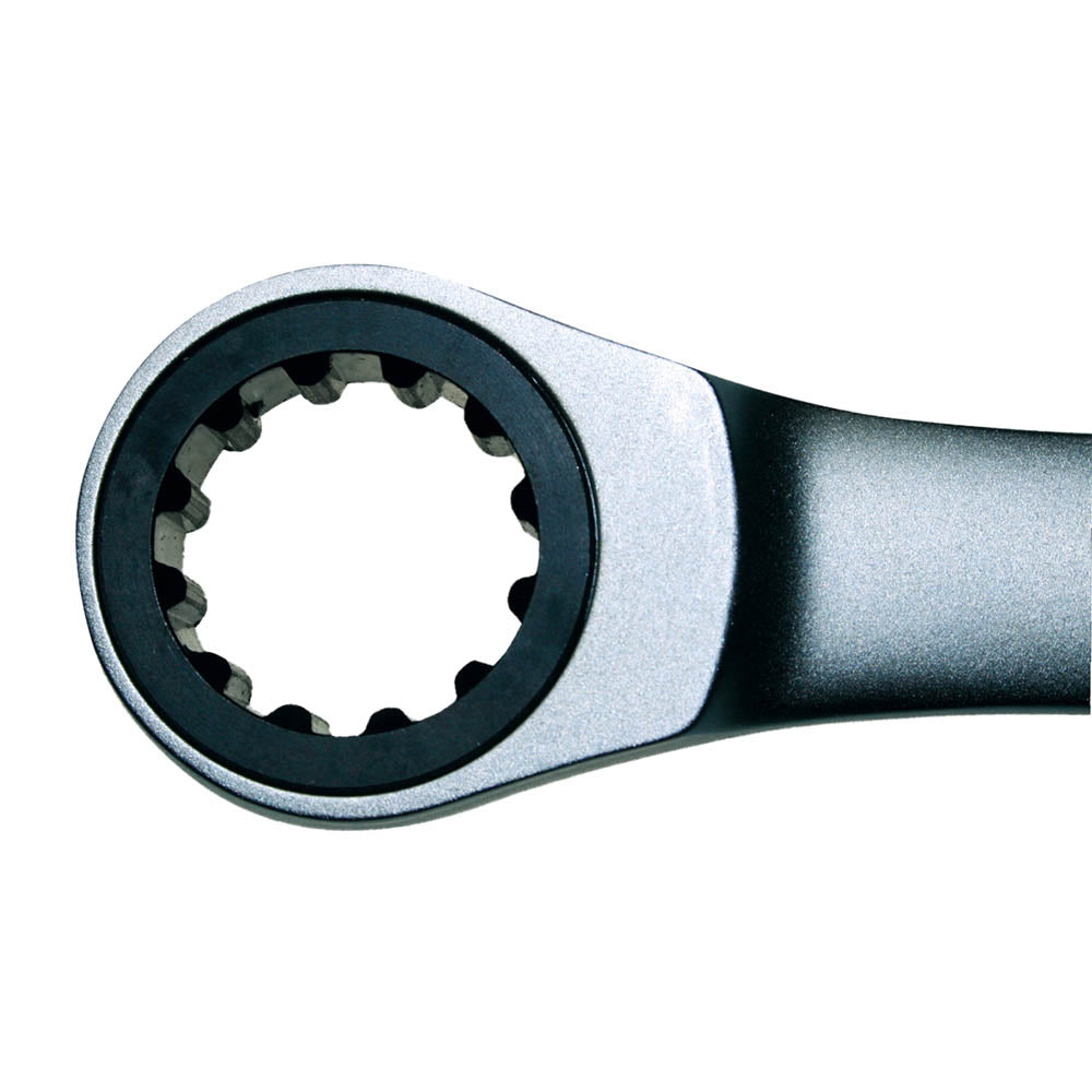 SW-Stahl Gabelringratschenschlüsselsatz Multi-Profil 7-teilig (8 bis 19 mm)