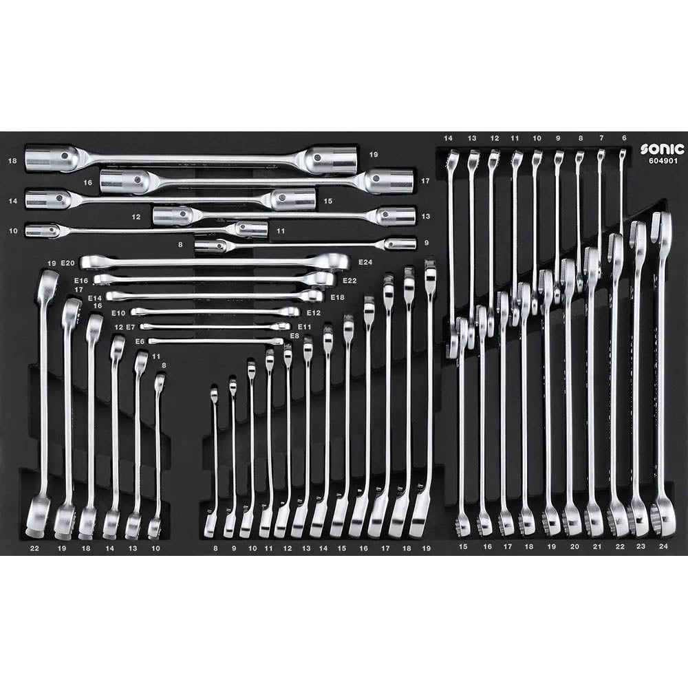 Sonic Schaumeinlage SFS Schlüsselsatz, 49-teilig