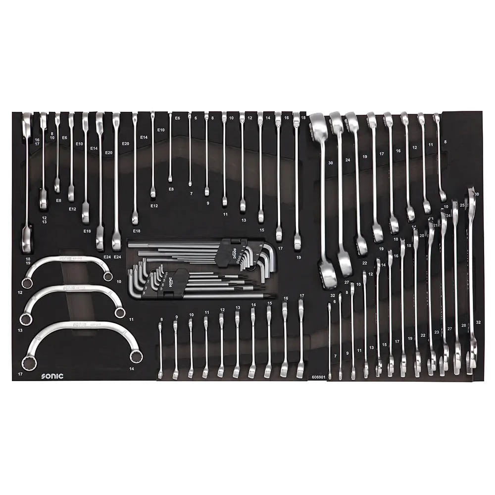Sonic Schaumeinlage SFS Schlüssel-Satz, 69-teilig