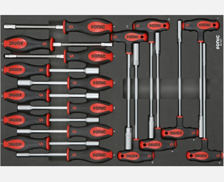 Sonic Werkstattwagen S12 XD gefüllt 714 teilig – dunkelgrau