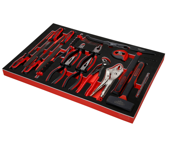 KS Tools Performanceplus Werkstattwagen-Satz P10 mit 262 Werkzeugen für 5 Schubladen