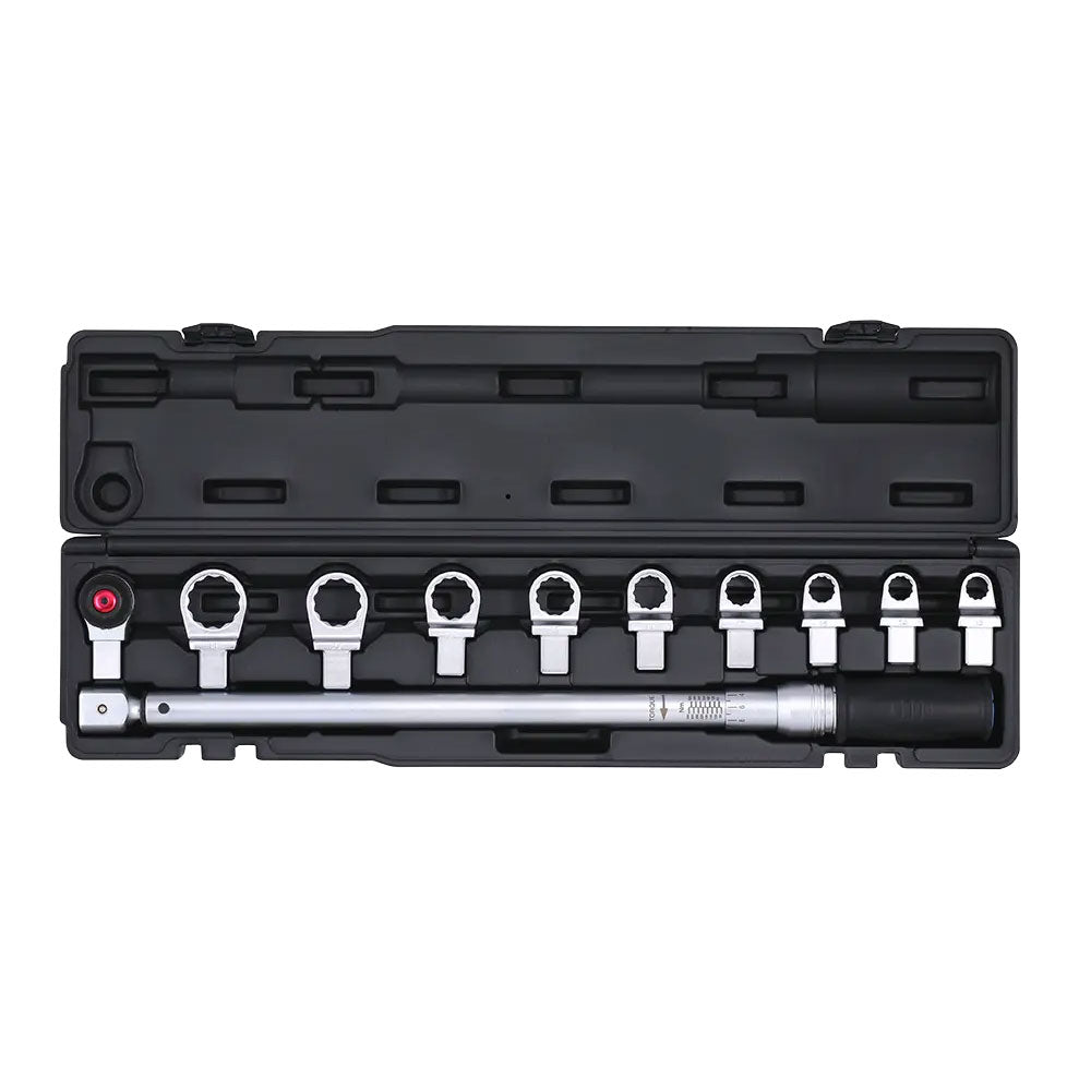 Sonic 1/2 Drehmomentschlüssel mit Ringaufsätzen 11 teilig