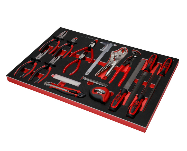 KS Tools Performanceplus Werkstattwagen-Satz P10 mit 397 Werkzeugen für 7 Schubladen