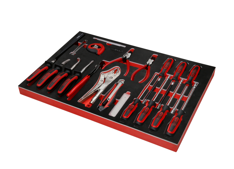 KS Tools Performanceplus Werkstattwagen-Satz P10 mit 536 Werkzeugen für 8 Schubladen
