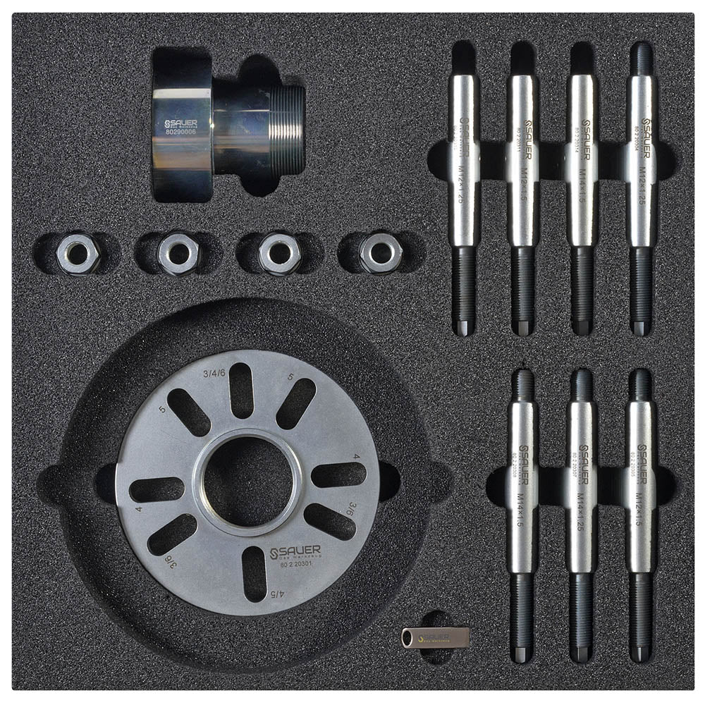 SAUER Werkstattwagensortiment Radnabe 34-teilig