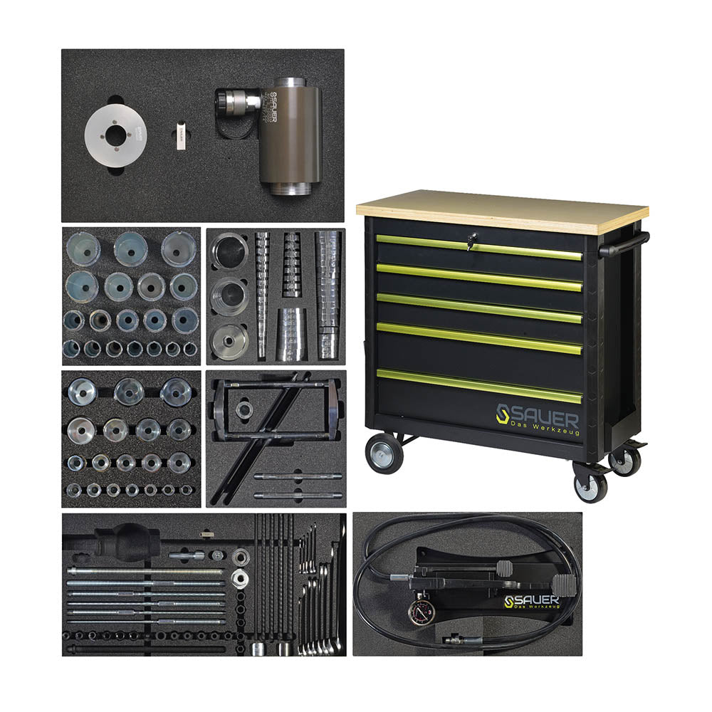 SAUER Werkstattwagen bestückt 183 teilig