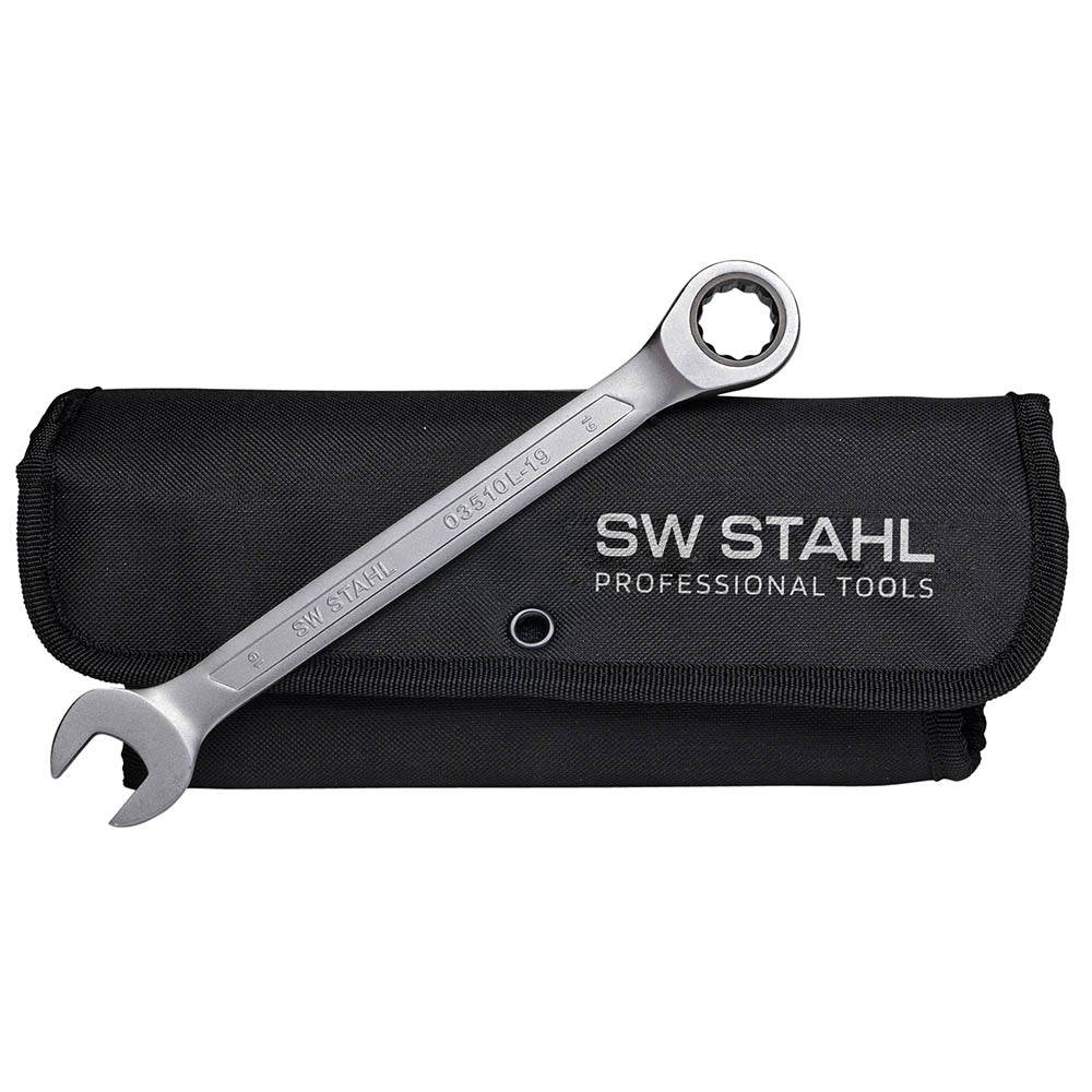 SW-Stahl Gabelringratschenschlüsselsatz 12-teilig (8 bis 19 mm)