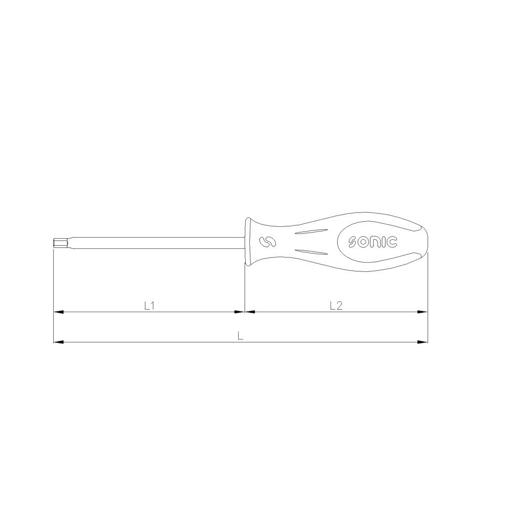 Sonic Schraubendreher Innensechskant extra lang (verschiedene Größen)