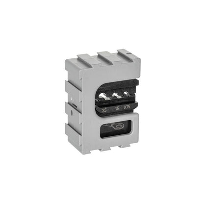 GEDORE Modul-Einsatz für unisolierte Kabelschuhe von 0,5 bis 2,5 und 4 bis 6 Quadratmillimeter - 8140-05