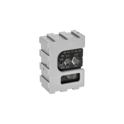 GEDORE Modul-Einsatz für Koaxial-Verbinder RG 58, RG 59, RG 62, RG 71 - 8140-14