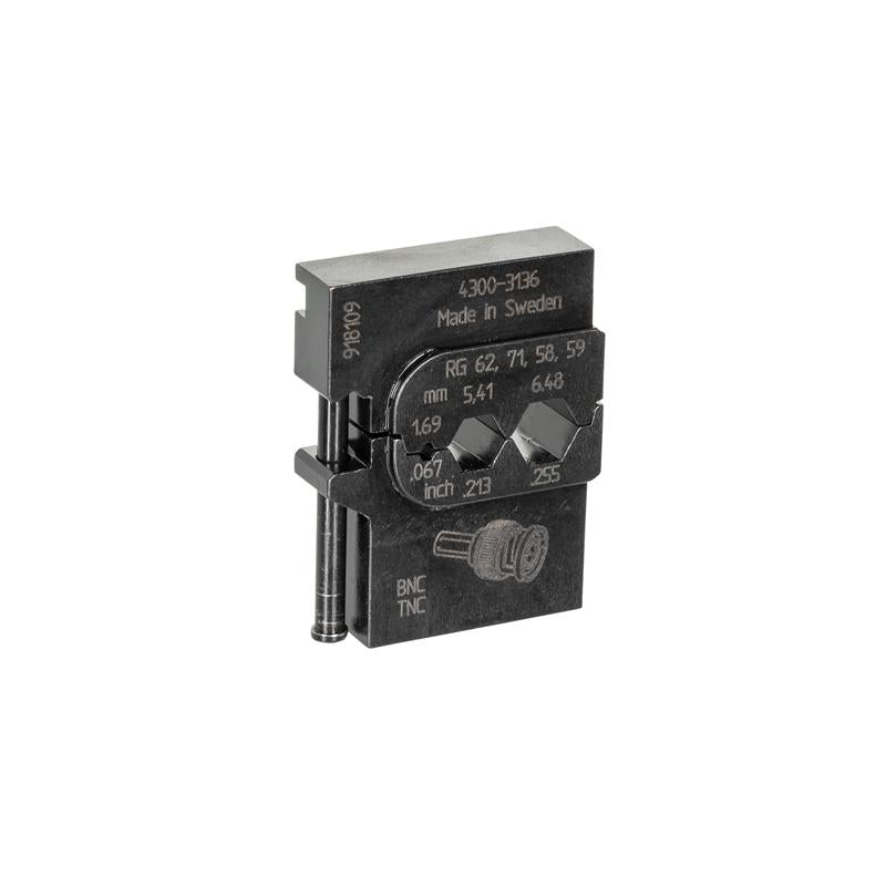 GEDORE Modul-Einsatz für Koaxial-Verbinder RG 58, RG 59, RG 62, RG 71 - 8140-14