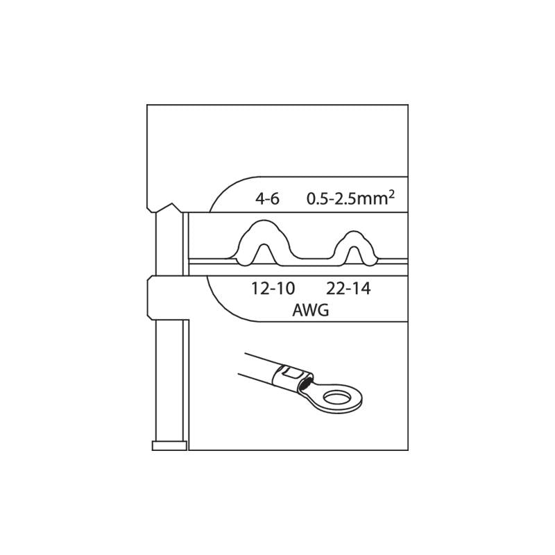 GEDORE Crimpzangen-Set Automotive 4-teilig S 8140 A-
