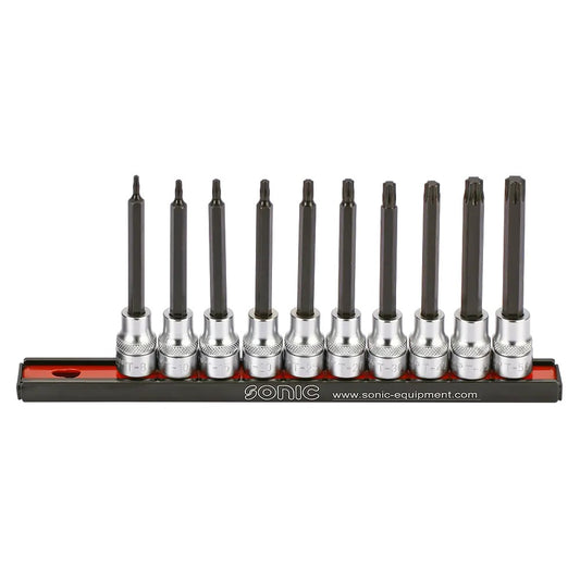 Sonic Bitsatz 3/8" TX lang auf Steckleiste 10-teilig - 201012