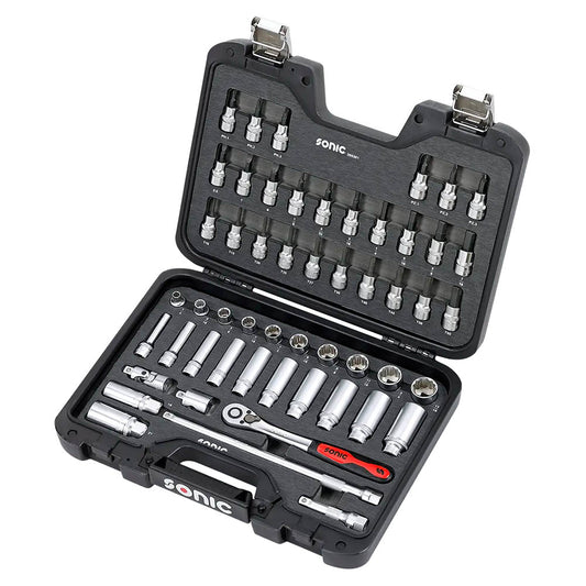 Sonic BMCS Blasformkoffer mit 3/8 Ratschen-Satz (SAE), 53-teilig