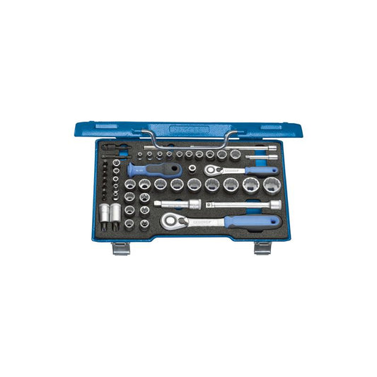 GEDORE Steckschlüssel-Satz 3/8 Zoll und 1/4 Zoll, 50-teilig D 30 TX20 U-20