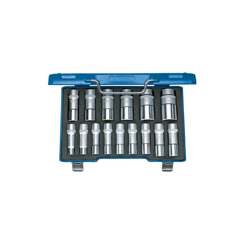 GEDORE Steckschlüssel-Satz 1/2 Zoll 15-teilig Ud 10-32 mm D 19 L-015
