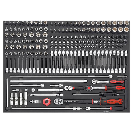 Sonic Kombinationssatz 3/8" SFS-XL 218-teilig - 221803