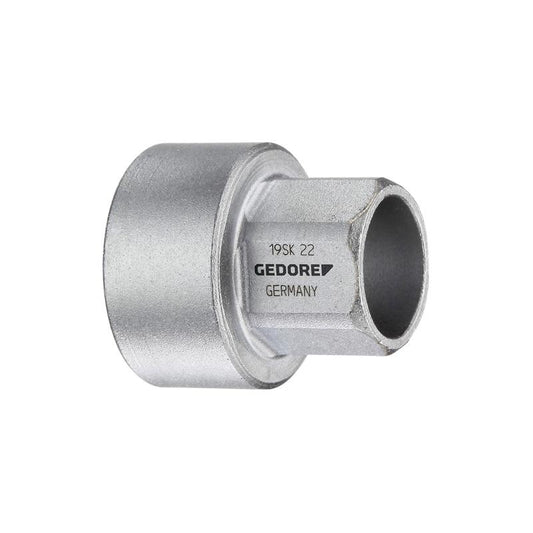 GEDORE Steckschlüsseleinsatz 1/2 Zoll, kurz, 22 Millimeter - 19 SK 22