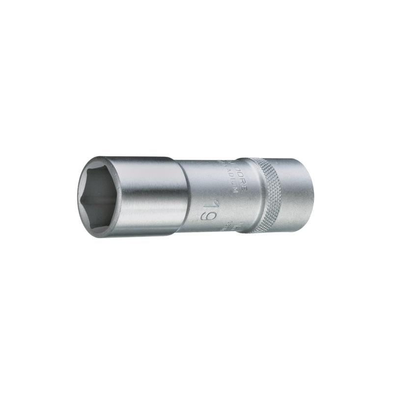 GEDORE Steckschlüsseleinsatz 1/2 Zoll, lang, 6-kant, 21 Millimeter - 19 L 21