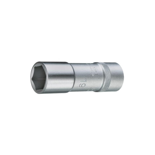 GEDORE Steckschlüsseleinsatz 1/2 Zoll, lang, Sechskant, 22 Millimeter - 19 L 22