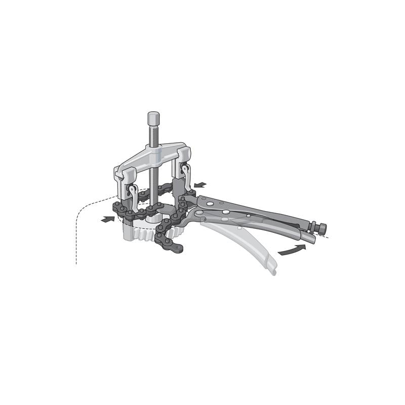 GEDORE Ketten Gripzange 136 K-105