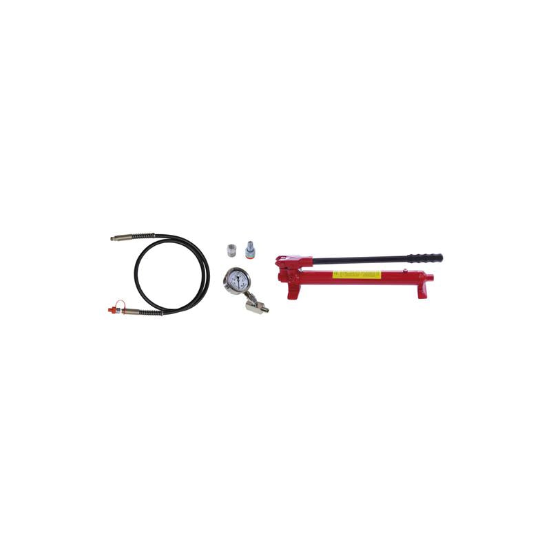 GEDORE Hydraulik-Handpumpe mit Manometer für 17 Tonnen - KL-0215-35 M25
