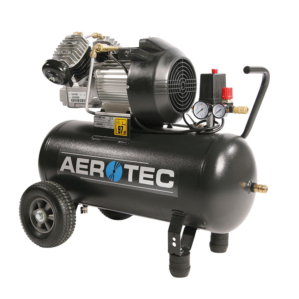 Aerotec Ölgeschmierter Kolbenkompressor 400-50 ( 230 Volt / 78 dB)