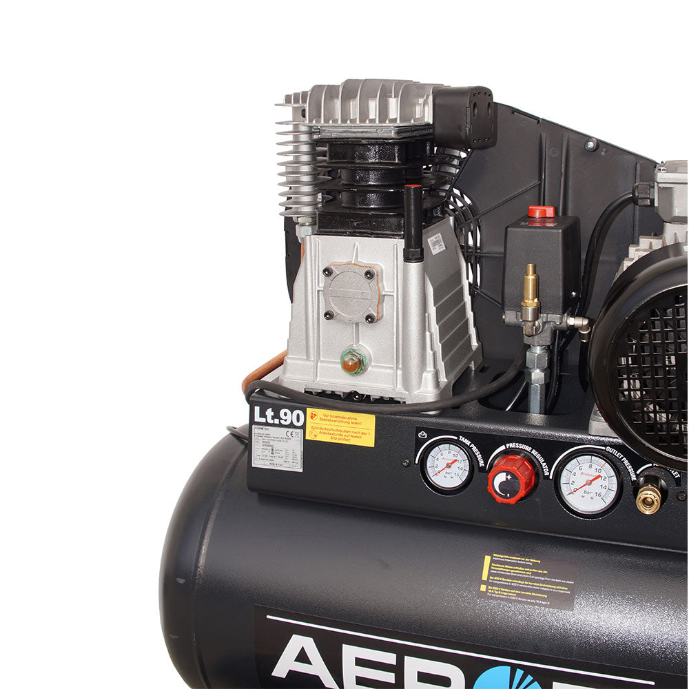 Aerotech Ölgeschmierter Kolbenkompressor 600-90 TECH (400 Volt / 78 dB)