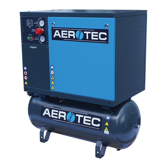 Aerotec Ölgeschmierter Kolbenkompressor 520-90 SUPERSILENT (400 Volt / 68 dB)