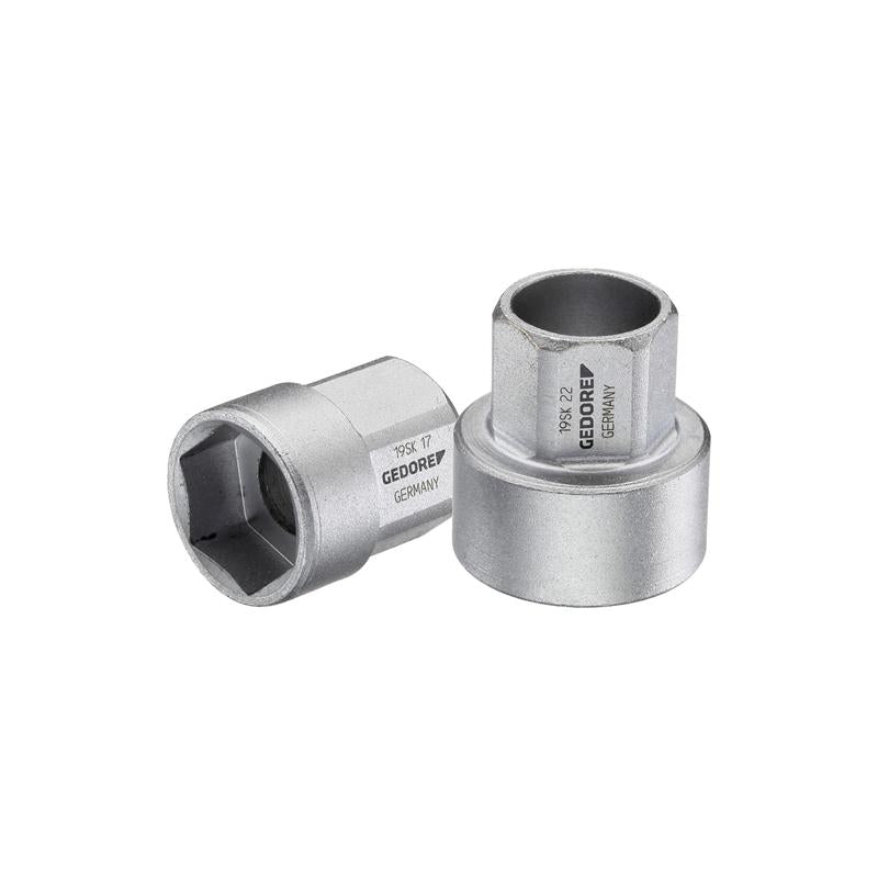 GEDORE Steckschlüsseleinsatz 1/2 Zoll, kurz, 10 Millimeter 19 SK 10-19 SK 10