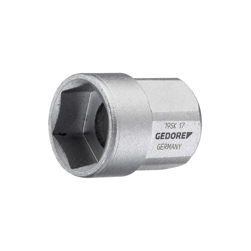 GEDORE Steckschlüsseleinsatz 1/2 Zoll, kurz, 10 Millimeter 19 SK 10-19 SK 10