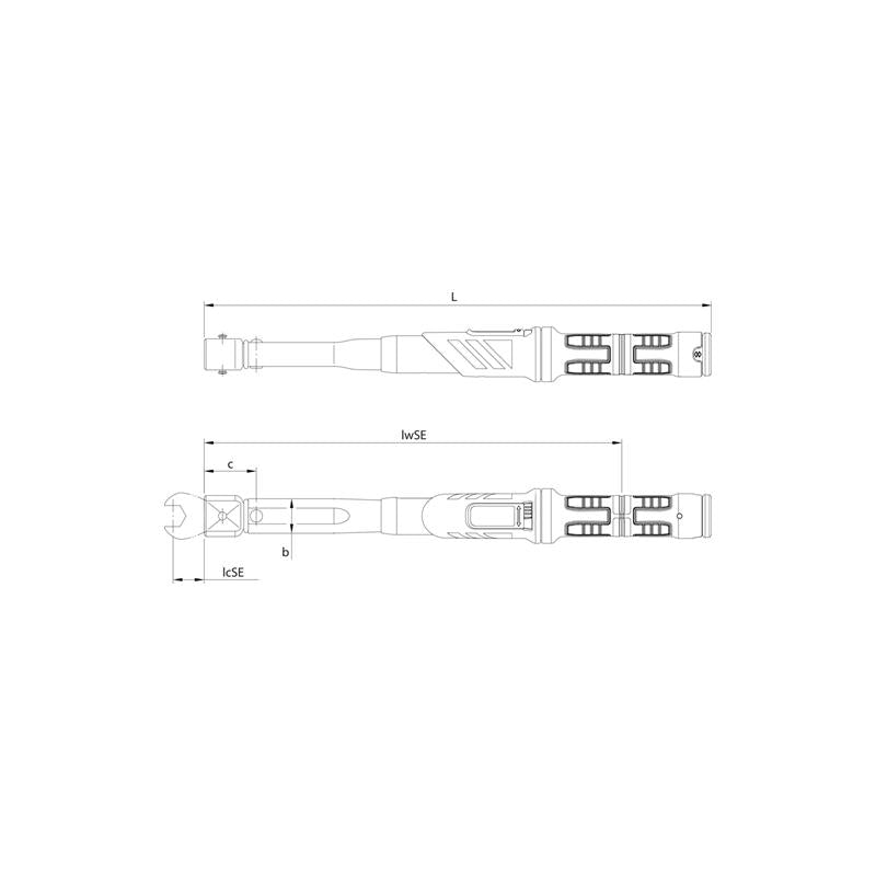 GEDORE Drehmomentschlüssel DREMASTER® SE 80-400 Newtonmeter DMSE 400-
