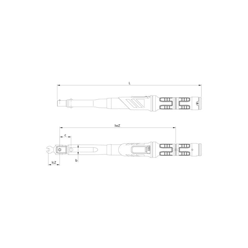 GEDORE DREMASTER® Drehmomentschlüssel 250-850 Newtonmeter DMZ 850 - 123456