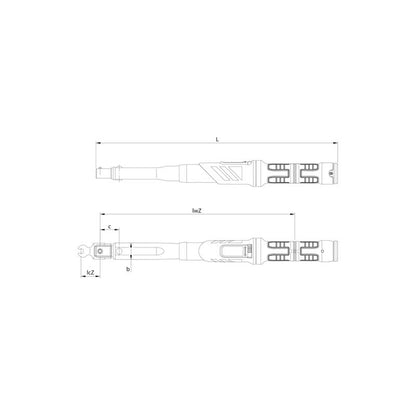 GEDORE DREMASTER® Drehmomentschlüssel 250-850 Newtonmeter DMZ 850 - 123456