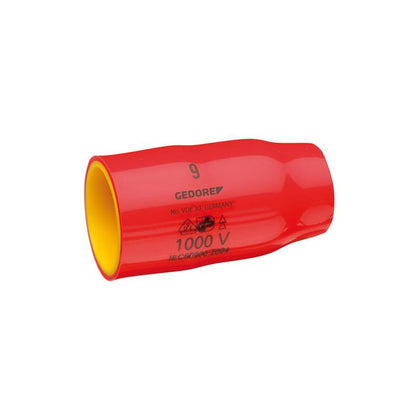 GEDORE VDE-Steckschlüsseleinsatz 3/8 Zoll 6-Kant 22 Millimeter VDE 30 22 - 30 22